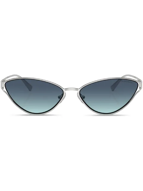 Tiffany & Co Eyewear T cat-eye frame sunglasses Silver TF309560019S