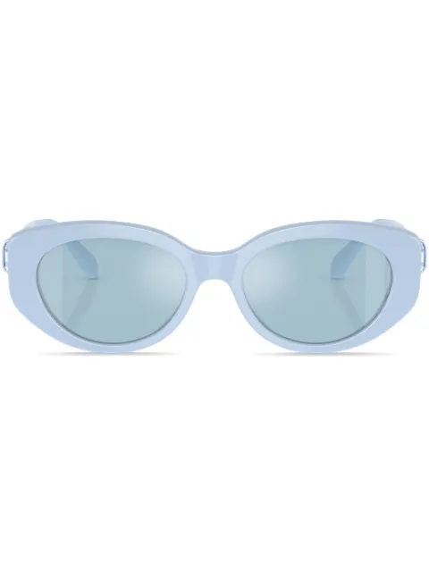 Swarovski Eyewear crystal-embellished cat-eye frame sunglasses Blue SK60021006N1