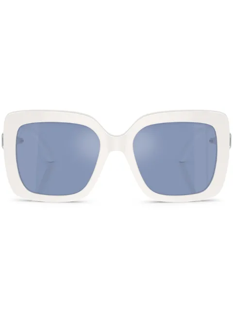 Swarovski Eyewear crystal-embellished square-frame sunglasses White SK6001100355