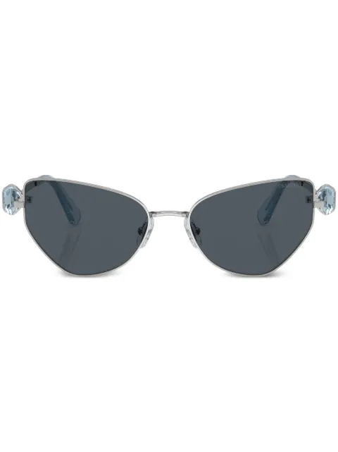 Swarovski Eyewear crystal-embellished cat-eye sunglasses Silver SK7003400187