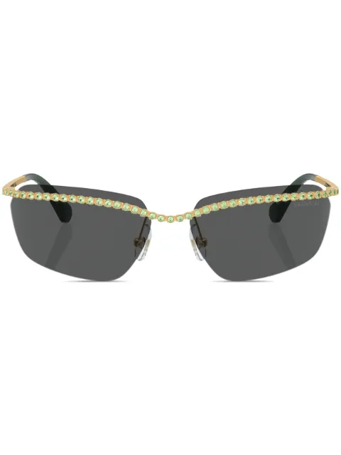 Swarovski Eyewear crystal-embellished frameless sunglasses Gold SK7001400487