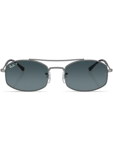 Ray-Ban rectangular-frame sunglasses Grey RB3719