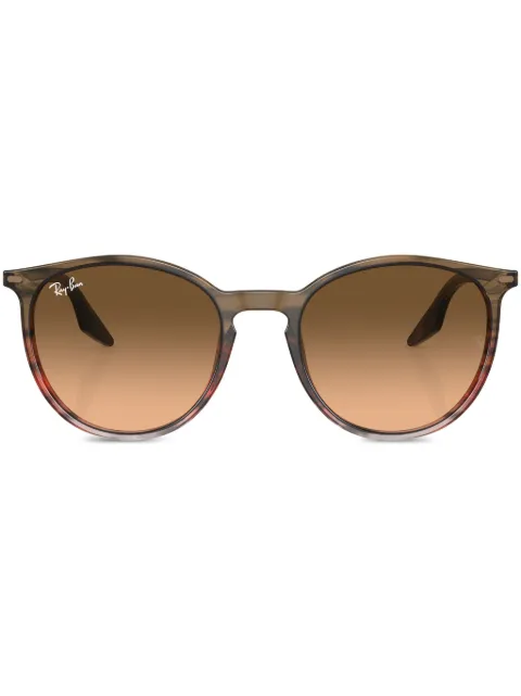 Ray-Ban RB2204 oval-frame sunglasses Brown RB220413953B