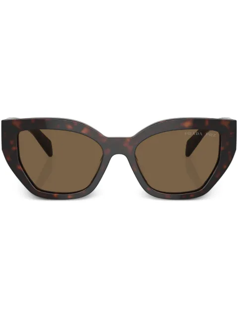 Prada Eyewear tortoiseshell-effect cat-eye sunglasses Brown SPRA09