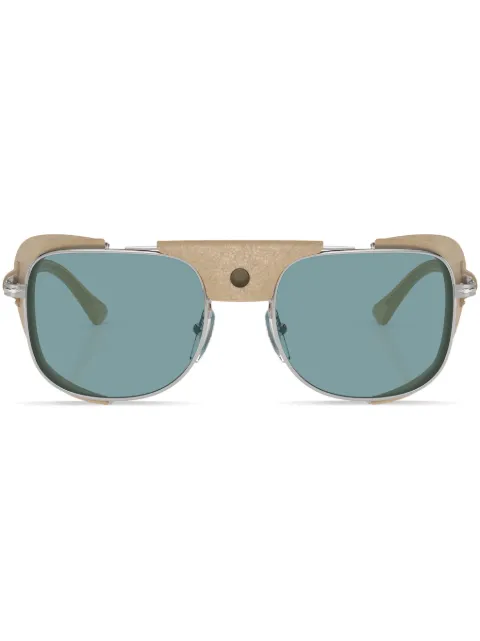 Persol Po1013sz rectangle-frame sunglasses Silver PO1013SZ1155P1