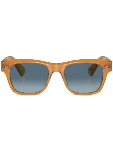 Oliver Peoples Birell square-frame sunglasses Brown OV5524SU1578Q8