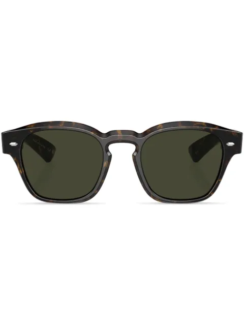 Oliver Peoples Maysen square-frame sunglasses Green OV5521SU1747P1
