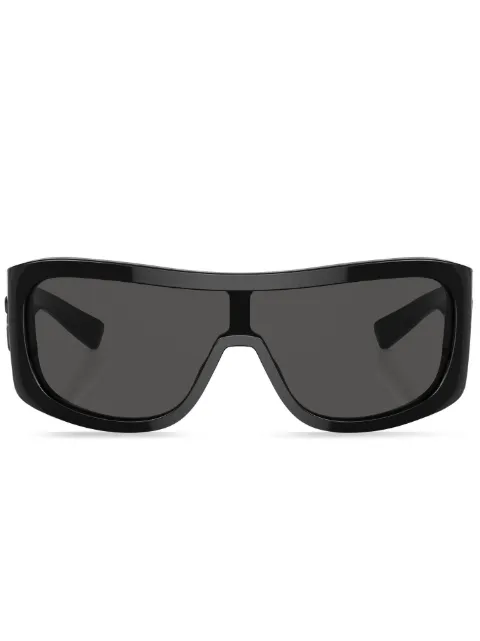 Dolce & Gabbana Eyewear shield-frame tinted sunglasses Black DG445450187