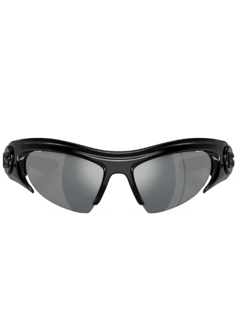 Dolce & Gabbana Eyewear aviator-frame mirrored sunglasses Black DG61925016G