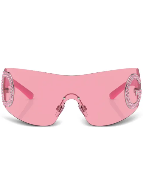 Dolce & Gabbana Eyewear Re-Edition shield-frame sunglasses Pink DG2298B0584