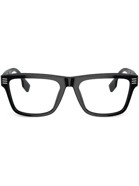 Burberry Eyewear logo-print square-frame glasses Black BE23873001