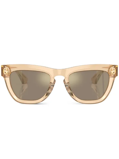 Burberry Eyewear logo-engraved square-frame sunglasses Brown BE4415U40635A
