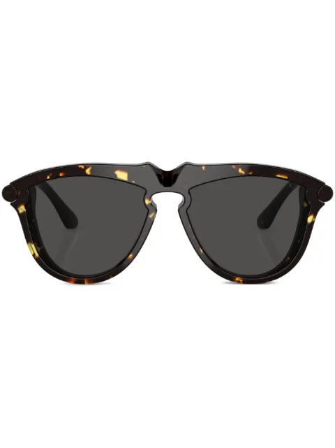 Burberry Eyewear tortoiseshell-effect round-frame sunglasses Brown BE4417U410687