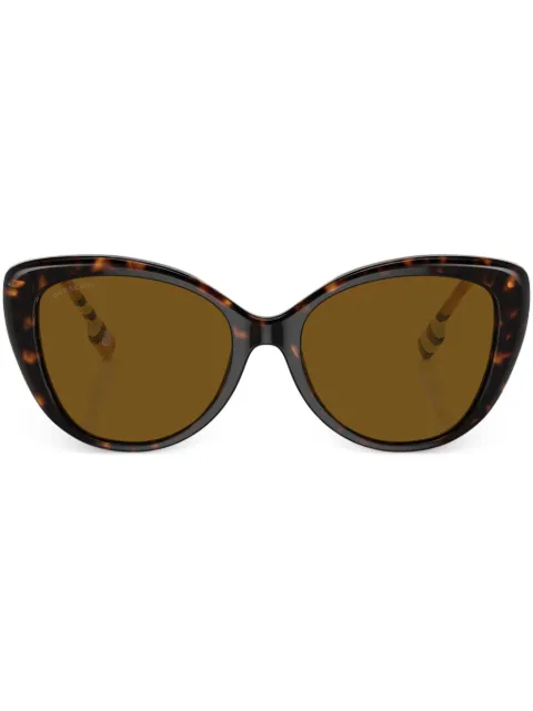 Burberry Eyewear Vintage-check cat-eye sunglasses Brown BE4407385483