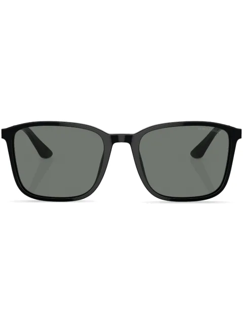Giorgio Armani tinted-lens square-frame sunglasses Black AR819750011