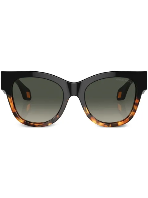 Giorgio Armani tortoiseshell-effect cat-eye sunglasses Black AR8195U587519