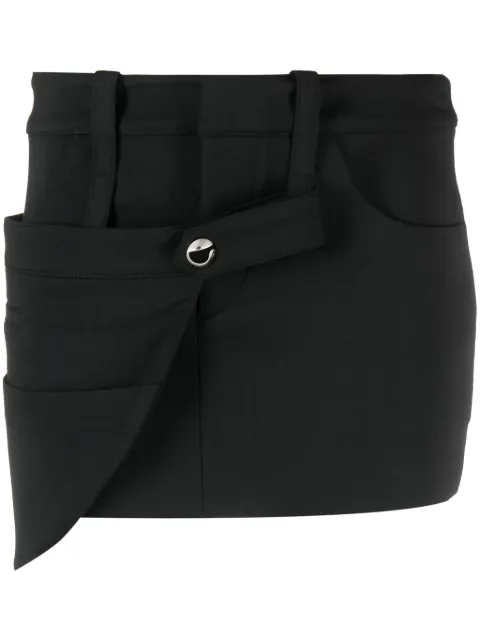 Coperni strap-detail mini skirt Black COPJ39111
