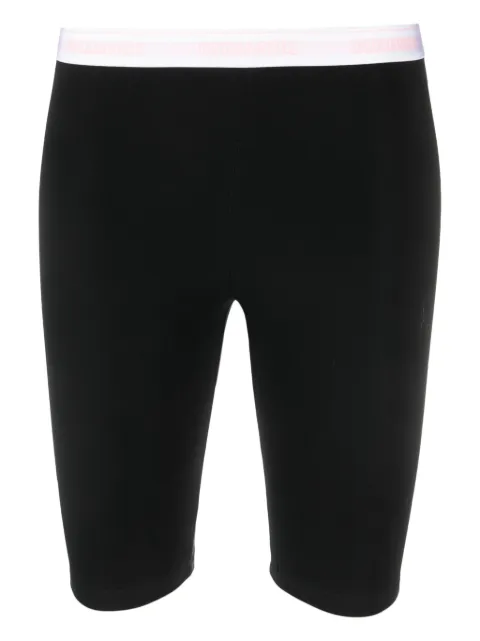 DSQUARED2 logo-waistband stretch-cotton cycling shorts Black D8N624400ISA01