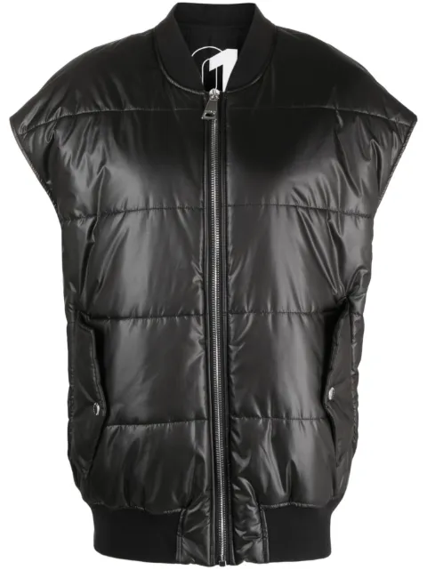 Khrisjoy padded bomber vest Black EFPW023NYCZ