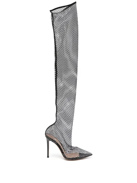 Gianvito Rossi Lipari 110mm knee-high boots Black G8024215RICLPN