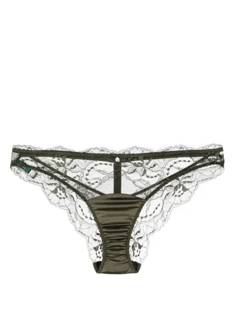 Fleur Of England Ingrid Ouvert brief Green INGRIDOUVERTBRIEF