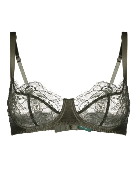 Fleur Of England Ingrid balcony bra Green INGRIDBALCONYBRA