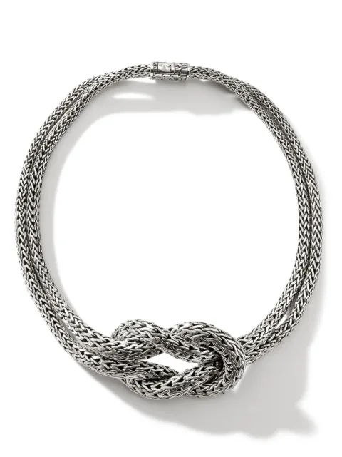 John Hardy Love Knot Graduated necklace Silver NB901058