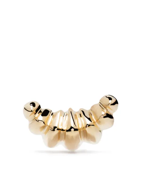 Lizzie Mandler Fine Jewelry 18kt yellow gold Croissant stud earring Gold E160018K