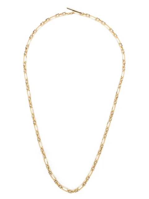 Lizzie Mandler Fine Jewelry 18kt yellow gold figaro-link chain necklace Gold N203018