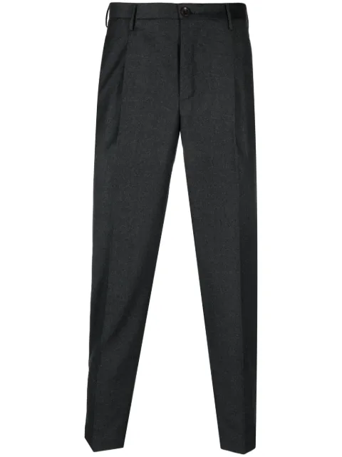 Incotex pleat-detail tailored trousers Grey ZR541T1645A