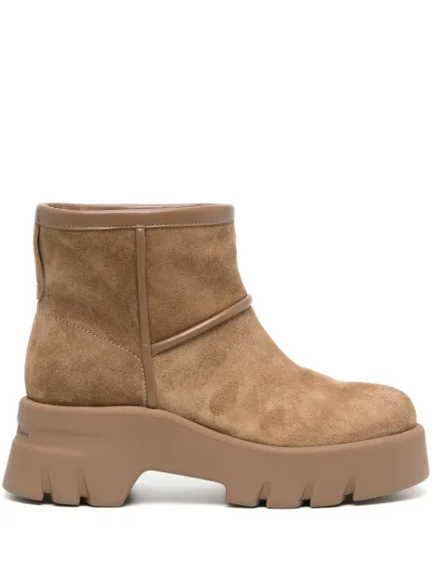 Gianvito Rossi shearling-lined suede boots Brown G7305520GOMSNF