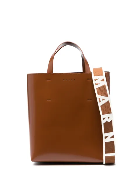 Marni Museo small bag in leather Brown SHMPV01TU0LV639