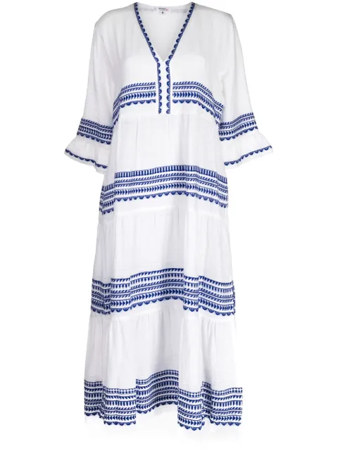 lemlem Yani flutter dress White HSW2302