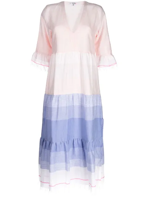 lemlem Jelba flutter dress Pink HSW2343