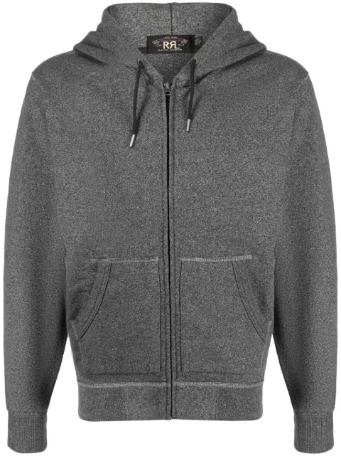 Ralph Lauren RRL zip-up cotton hoodie Grey 782911245001