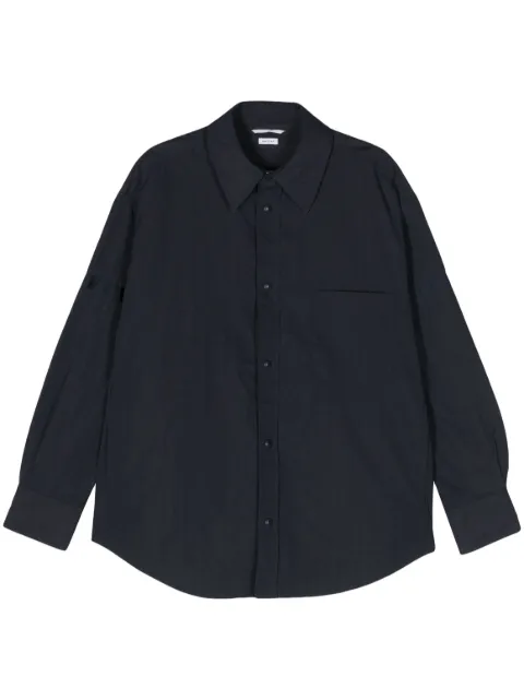 Thom Browne button-fastening shirt jacket Blue MJO165OF0496