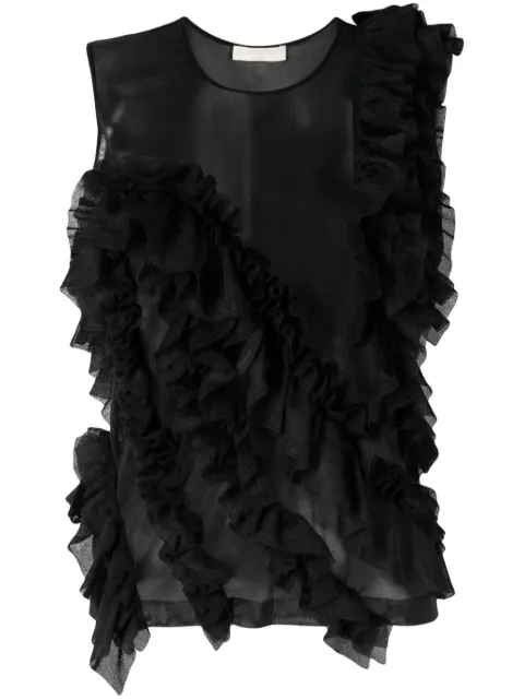 Ulla Johnson Winnifred sleeveless top Black FA230723