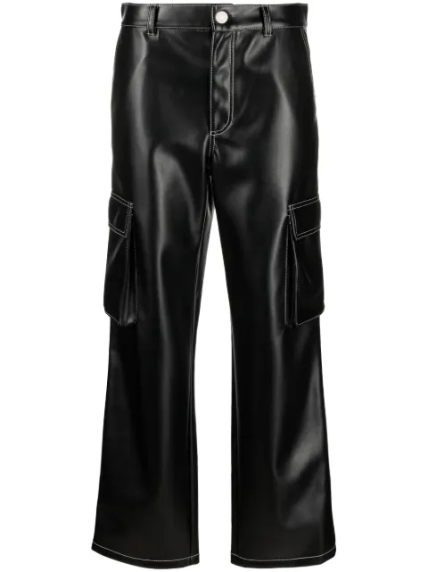 Philosophy Di Lorenzo Serafini low-rise cargo trousers Black A03175740