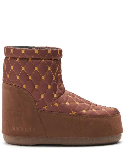 Moon Boot Icon Low quilted boots Brown 14094800