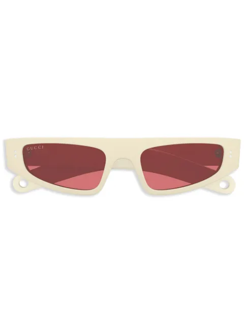 Gucci Eyewear tinted cat-eye sunglasses White GG1634S005