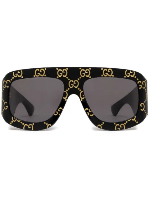 Gucci Eyewear GG Street pilot-frame sunglasses Black GG0983S004