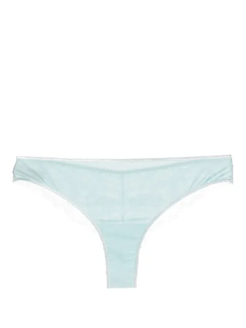 Marlies Dekkers Mariposa Butterfly floral-lace thong Blue 36684