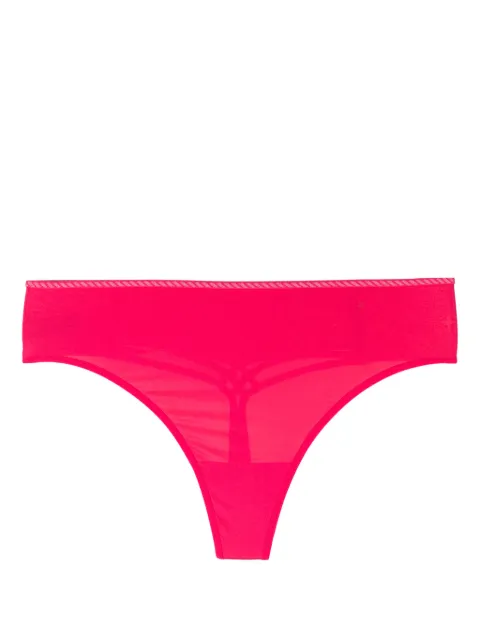 Marlies Dekkers Dame de Paris lattice-strap thong Pink 36632