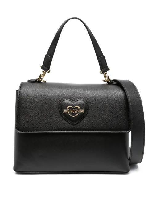 Love Moschino heart-motif tote bag Black JC4267PP0HKL