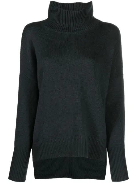 Lisa Yang funnel-neck cashmere jumper Grey 202113