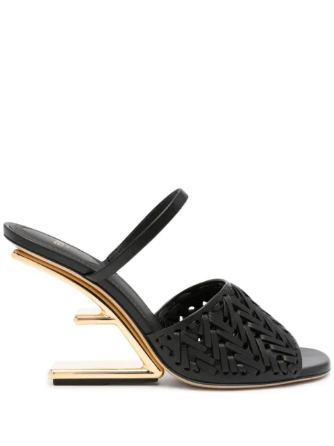 FENDI Fendi First 95mm leather sandals Black 8R8212AOLT