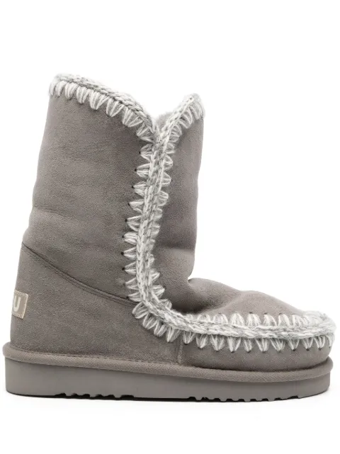 Mou Bold suede boots Grey FW101000ANGRE