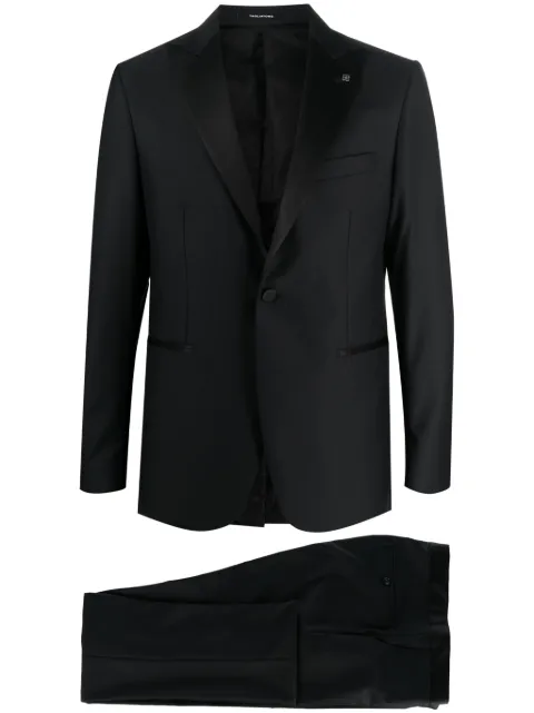 Tagliatore single-breasted virgin wool suit Black SFNA15A01LIS060007