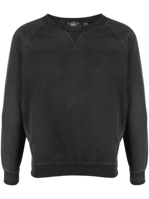Ralph Lauren RRL crew-neck cotton sweatshirt Black 782911247001