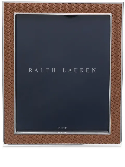 Ralph Lauren Home Brockton leather photo frame Brown 682857358001